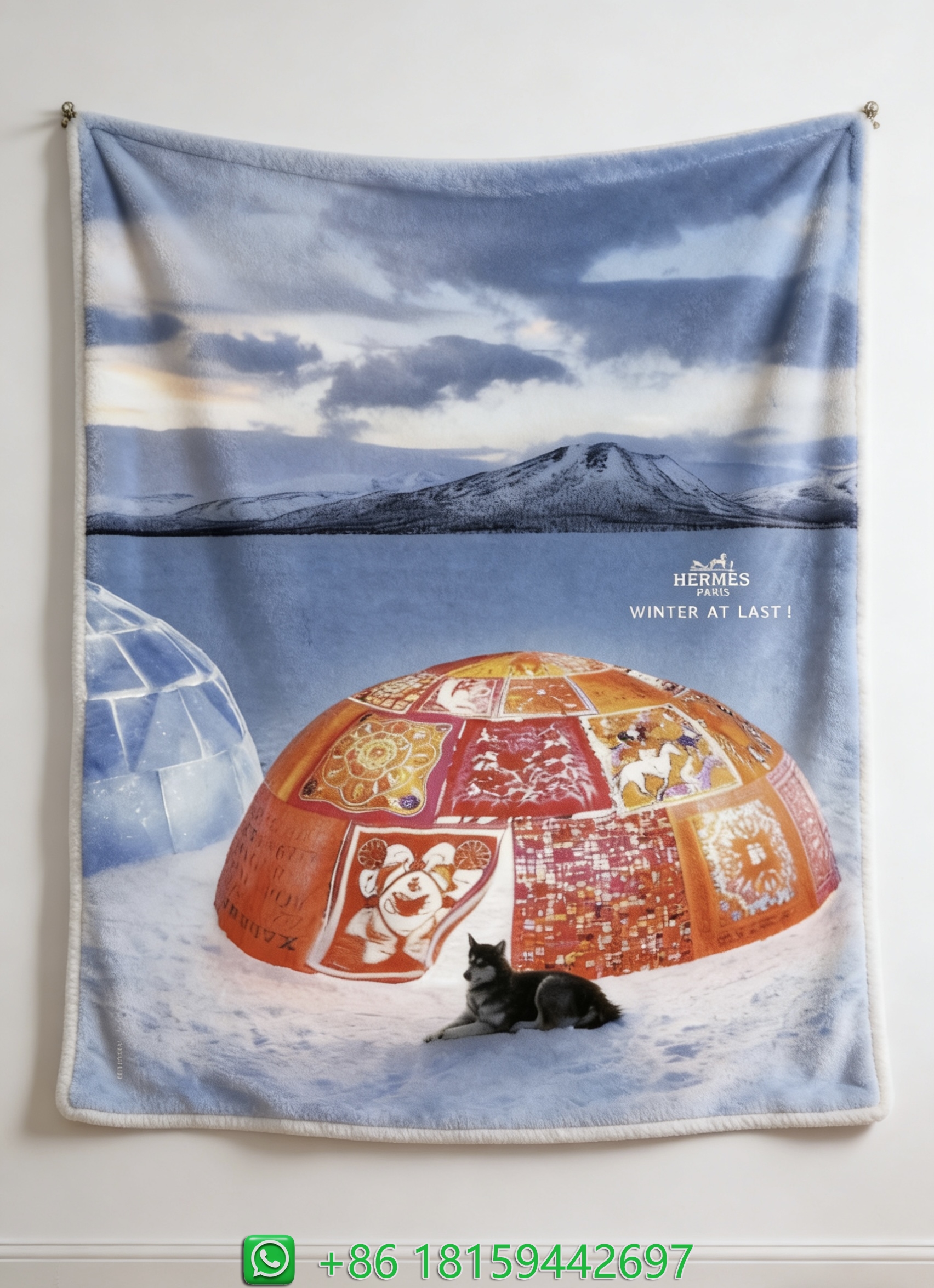 Hermes Throw Blankets